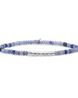 Sparkling Lewels armband Blue Aventurine 4mm Reverse Universe - Silver SB-S-4MM-RLI-G37 - PansiteNederland.nl