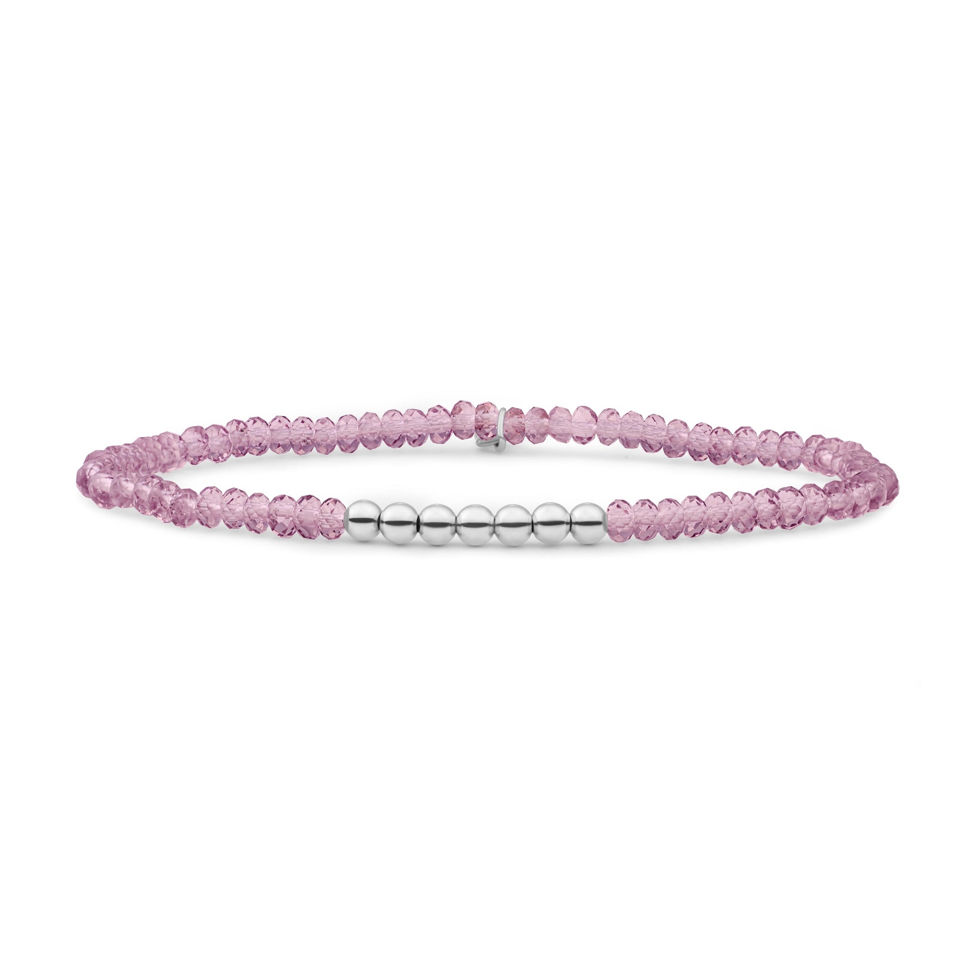 Sparkling Lewels armband Aubergine 4mm Reverse Universe - Silver SB-S-4MM-RLI-G59 - PansiteNederland.nl