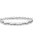 Sparkling Lewels armband Bubble Beads Flat - Silver - 7mm SB-S-MIX-05