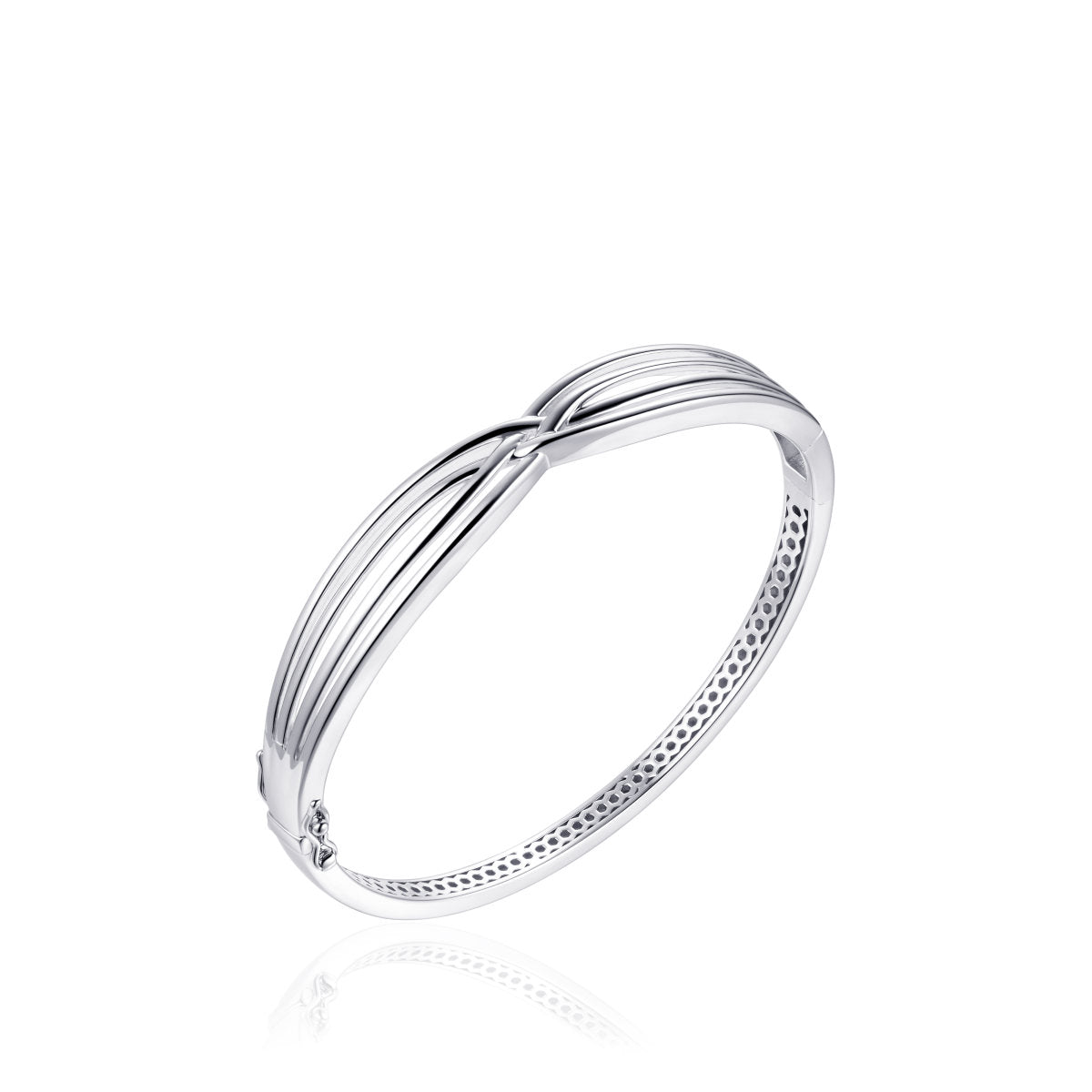 Gisser Bangle Zilver Gerhodineerd – SB19