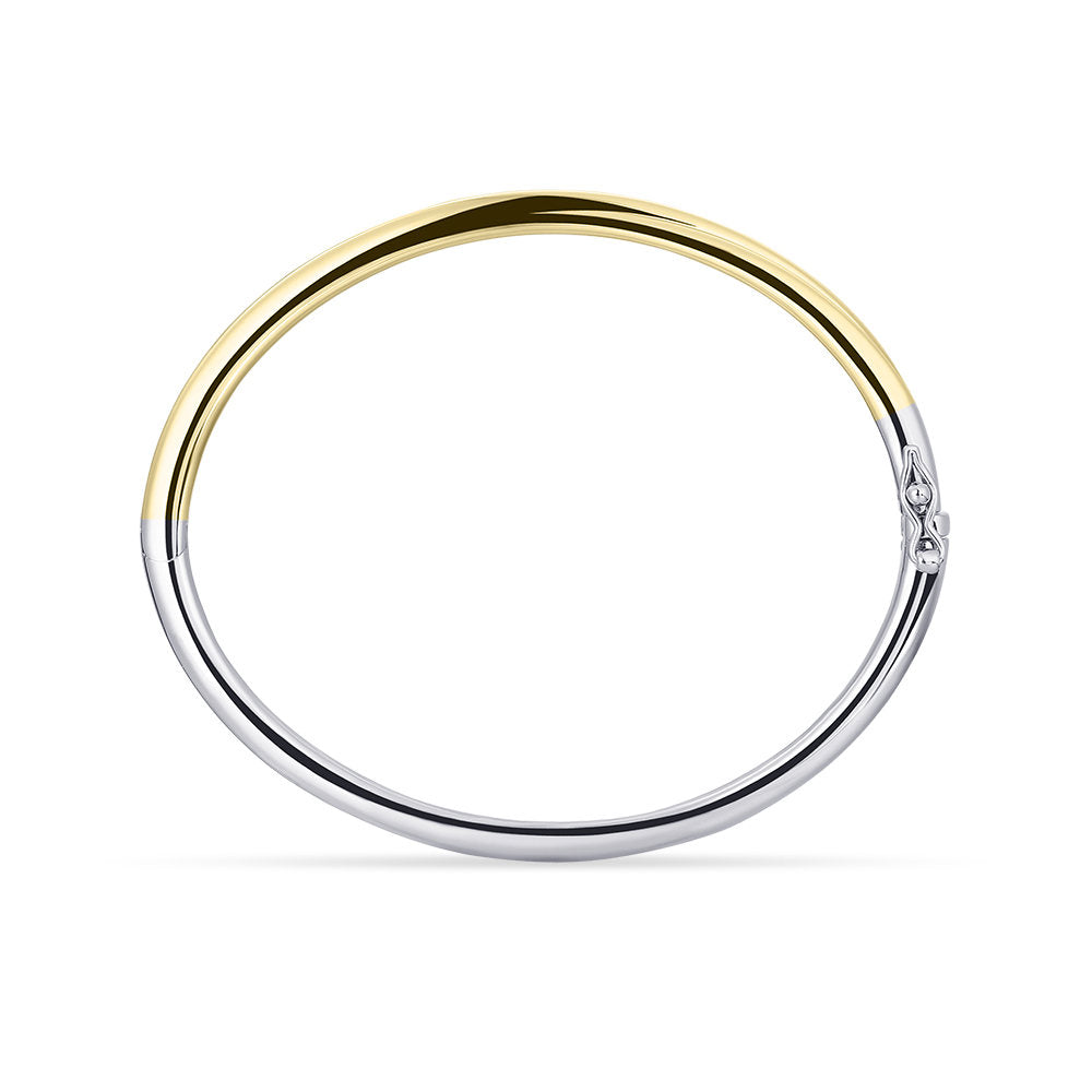 Gisser Bangle Zilver Geel Verguld 60 mm – SB25Y – foto 4
