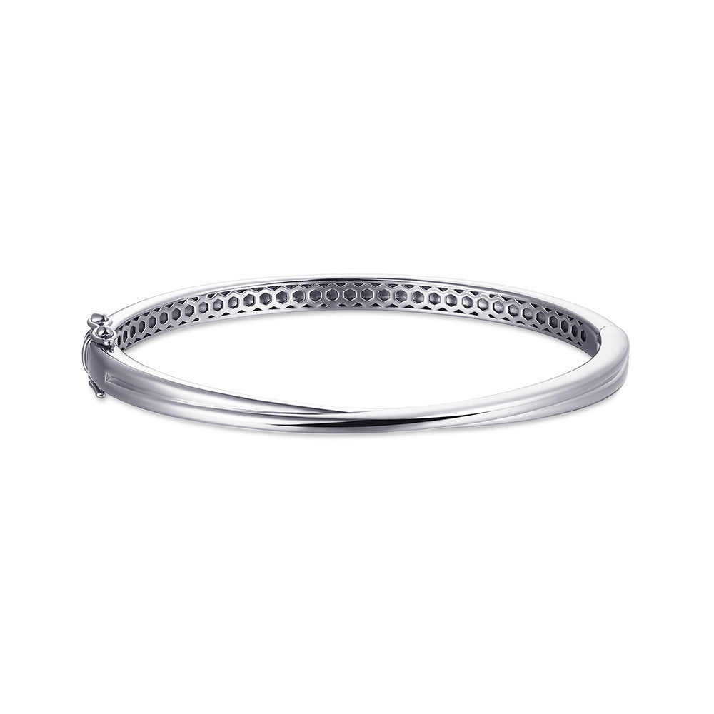 Gisser Bangle Zilver Gerhodineerd 60 mm – SB25