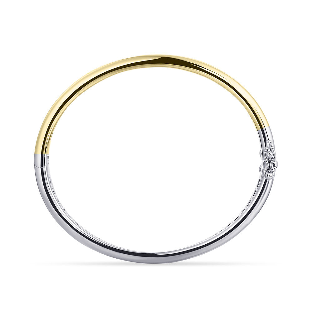 Gisser Bangle Zilver Geel Verguld 60 mm – SB29Y – foto 4
