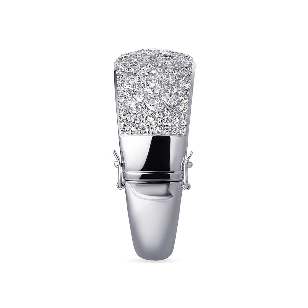 Gisser Bangle Zilver Gerhodineerd Zirkonia Wit 60 mm – SB33 – foto 3