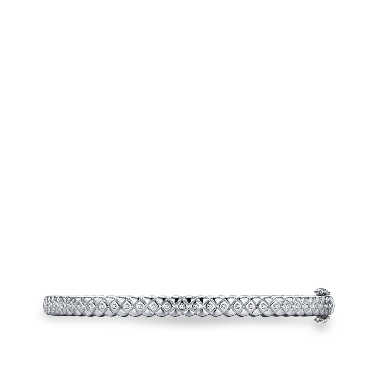 Gisser Bangle Zilver Gerhodineerd Zirkonia Wit – SB35/4 – foto 2