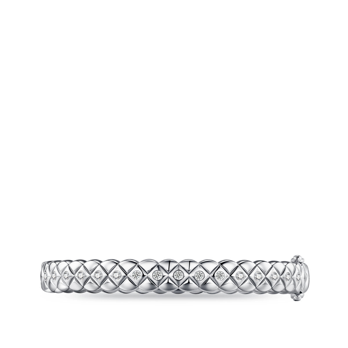 Gisser Bangle Zilver Gerhodineerd Zirkonia Wit – SB35/8 – foto 2
