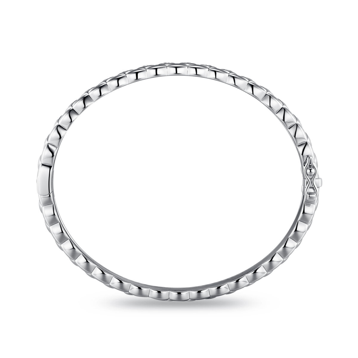 Gisser Bangle Zilver Gerhodineerd Zirkonia Wit – SB35/8 – foto 4