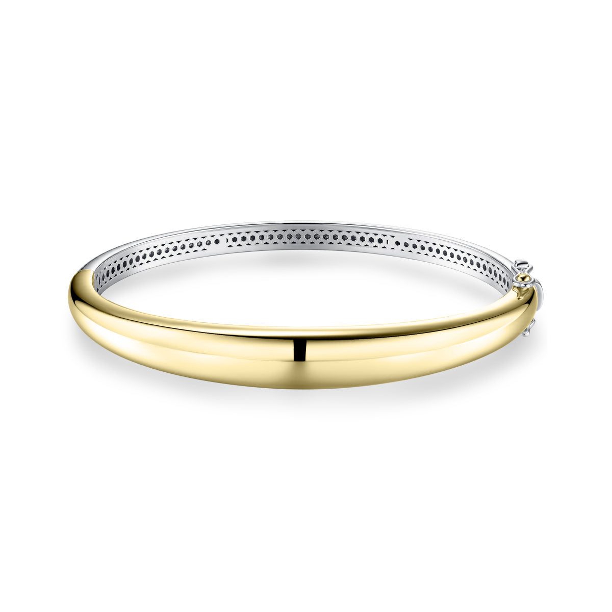 Gisser Bangle Zilver Verguld Bicolor – SB39Y