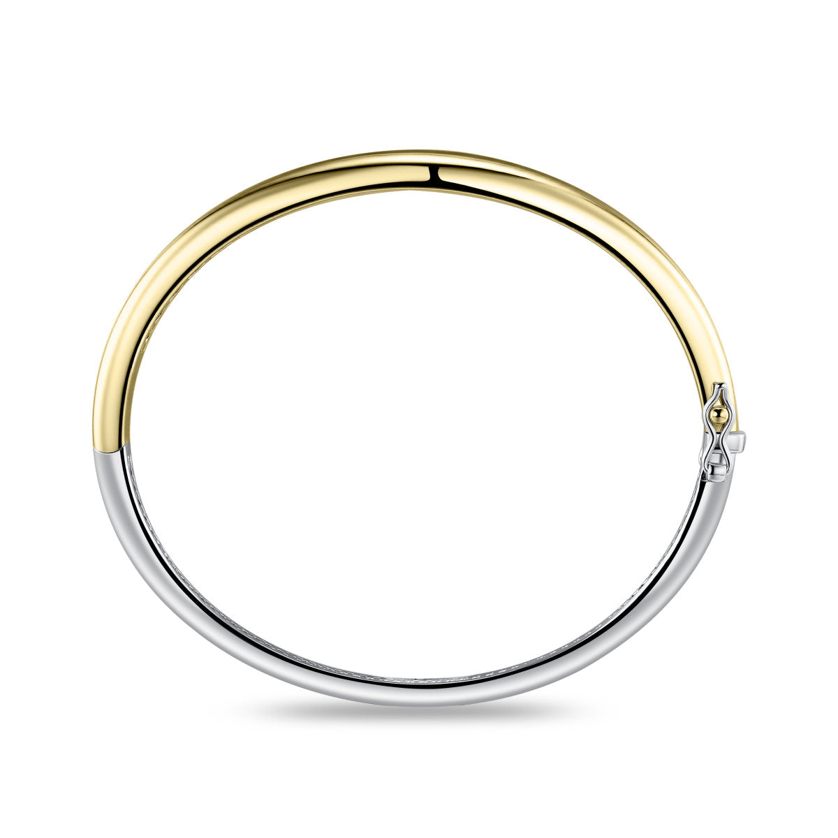 Gisser Bangle Zilver Verguld Bicolor – SB39Y – foto 4