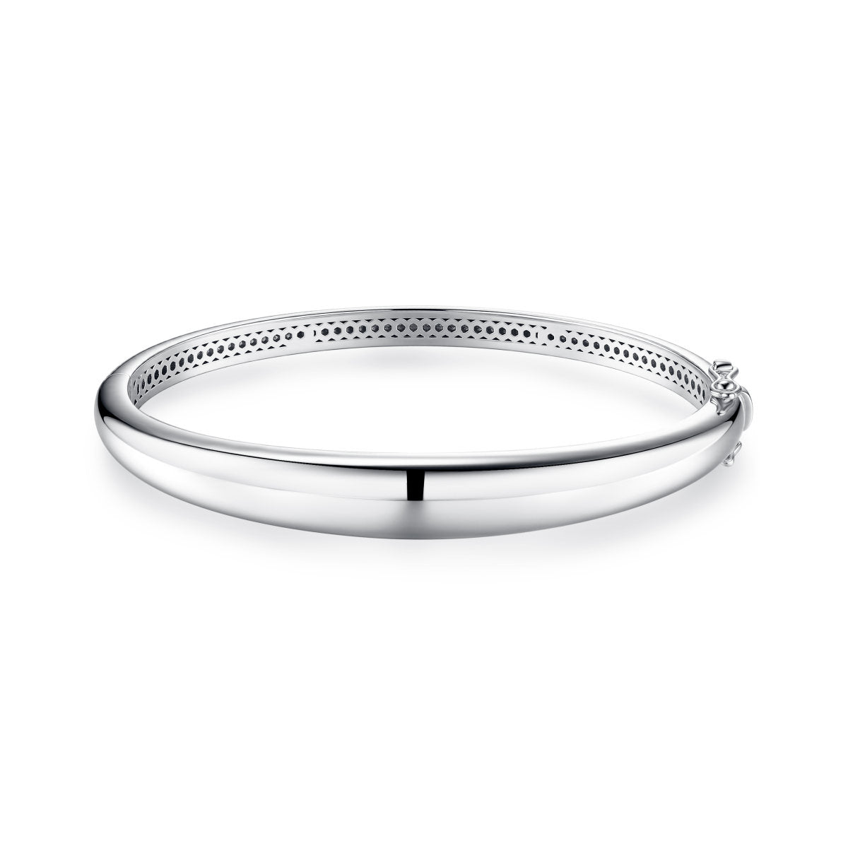 Gisser Bangle Zilver Gerhodineerd – SB39