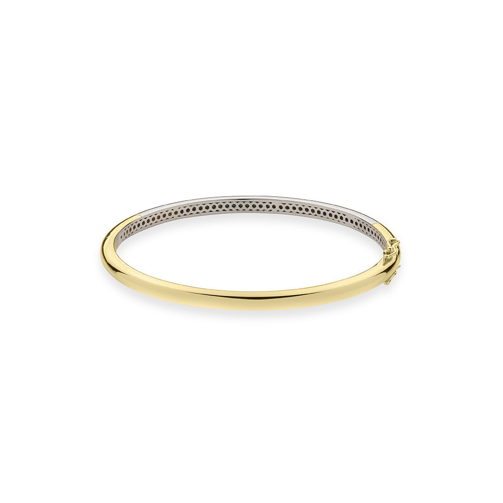 Gisser Bangle Zilver Geel Verguld – SBA4Y