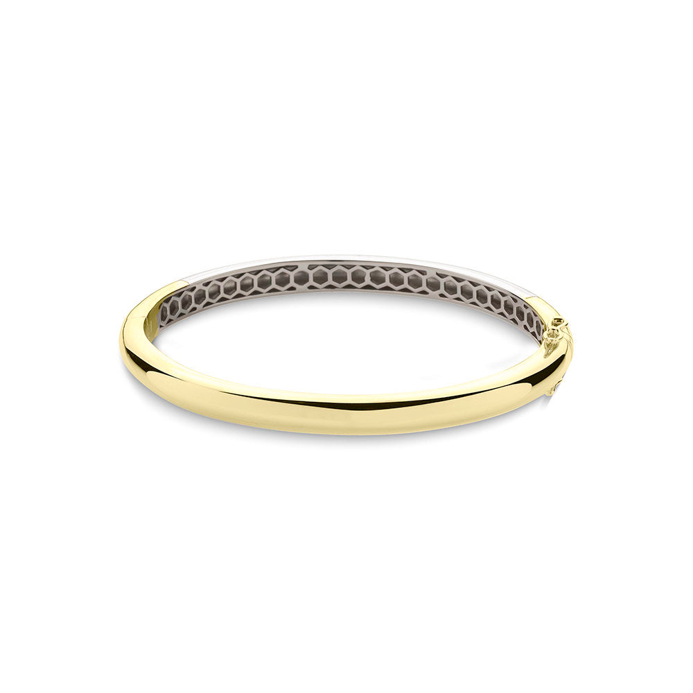 Gisser Bangle Zilver Geel Verguld – SBA6Y