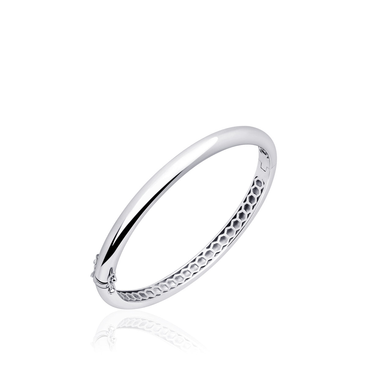 Gisser Bangle Zilver Gerhodineerd – SBA6