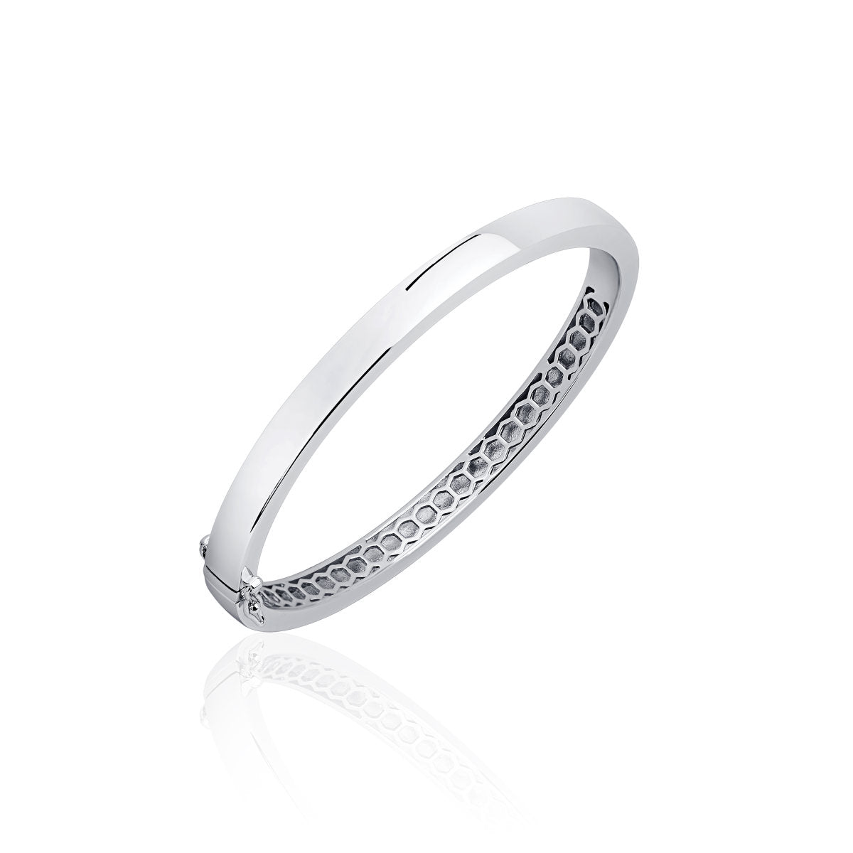 Gisser Bangle Zilver Gerhodineerd – SBB6