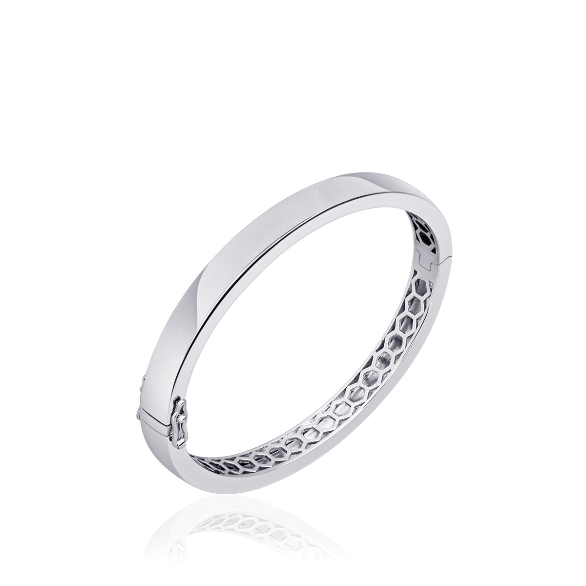 Gisser Bangle Zilver Gerhodineerd – SBB7