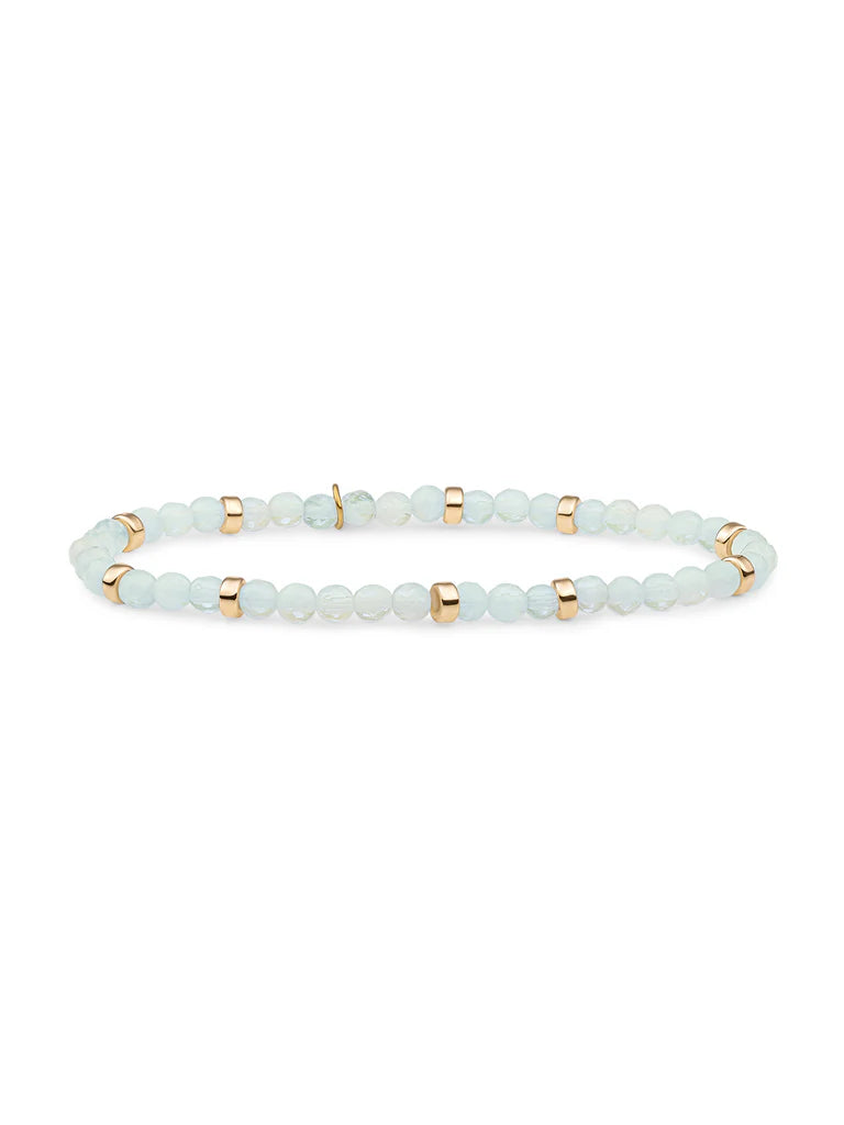 Sparkling Jewels armband Opalite Roundel Interstellar - Gold SBG-GEM14-MIX-RDL - PansiteNederland.nl