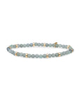 Sparkling Jewels armband Labradorite Roundel Interstellar - Gold SBG-GEM18-MIX-RDL - PansiteNederland.nl