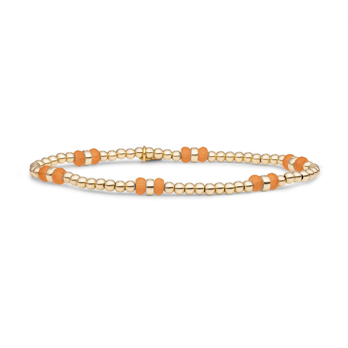 Sparkling Jewels Armband Aventurijn SBG-GEM28-MIX-DBFCTRDL Goudkleurig