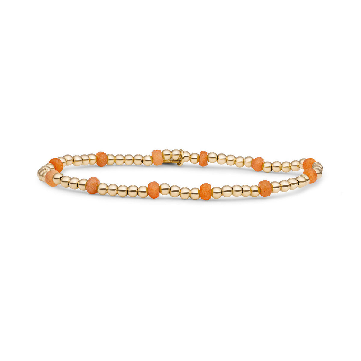 Sparkling Jewels Armband Aventurijn SBG-GEM28-MIX-FCTRDL Goudkleurig