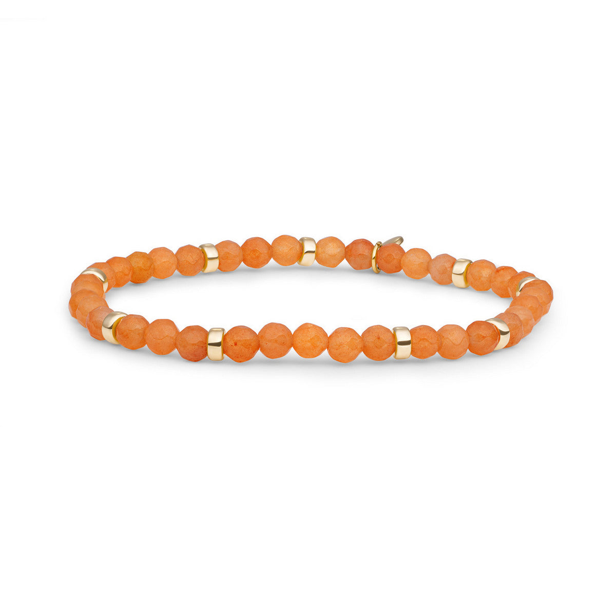 Sparkling Jewels Armband Aventurijn SBG-GEM28-MIX-RDL Goudkleurig