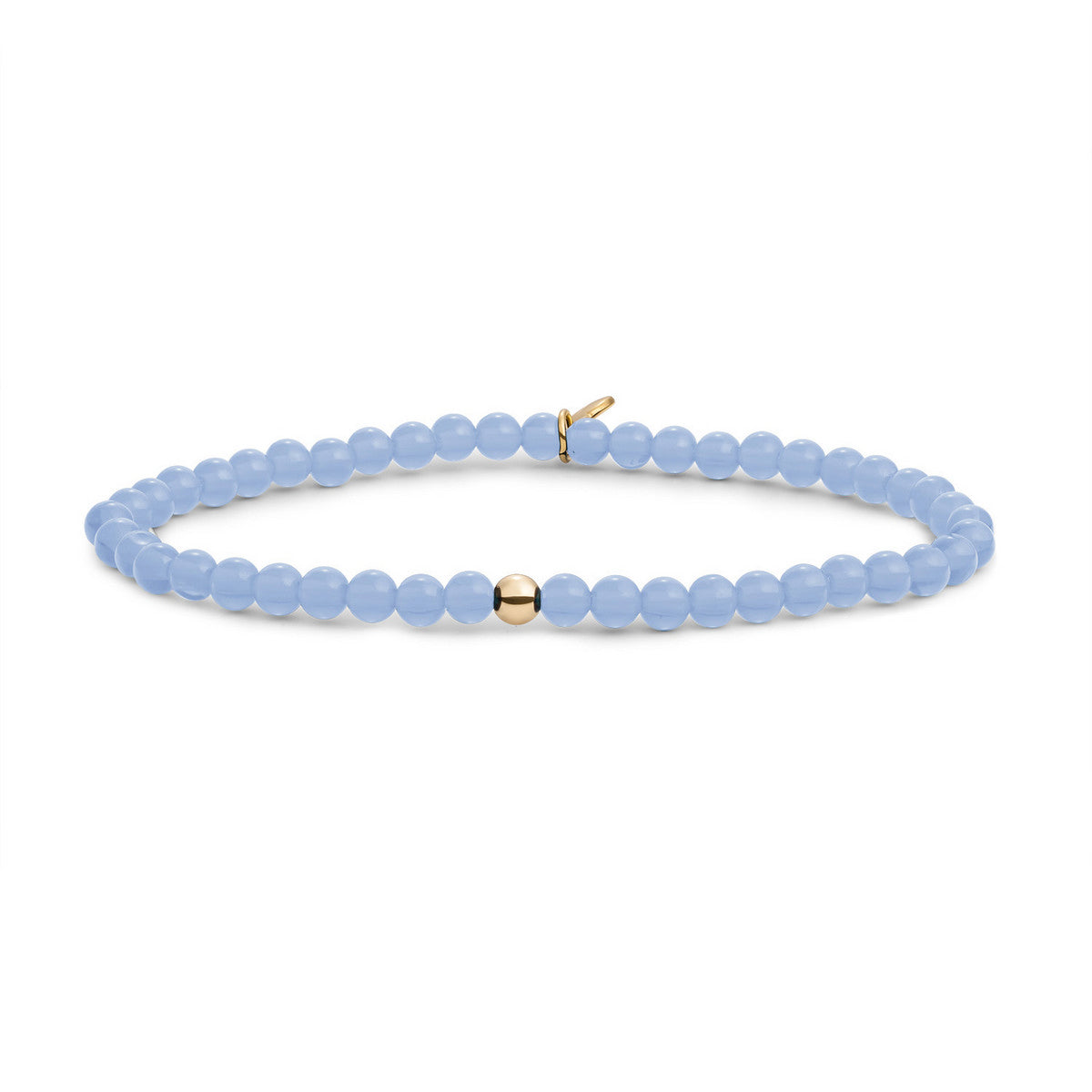 Sparkling Jewels Armband Jade SBG-GEM68-ADD-4MM Goudkleurig