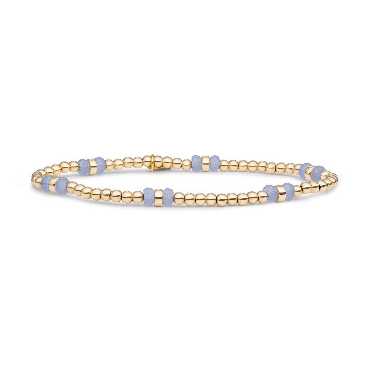 Sparkling Jewels Armband Jade SBG-GEM68-MIX-DBFCTRDL Goudkleurig