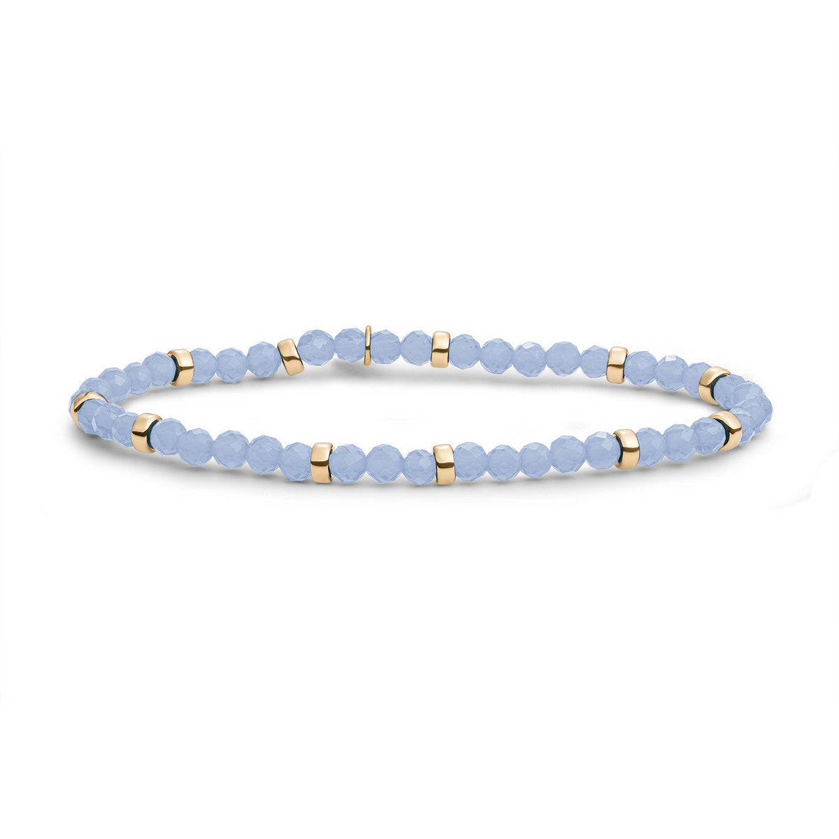 Sparkling Jewels Armband Jade SBG-GEM68-MIX-RDL Goudkleurig