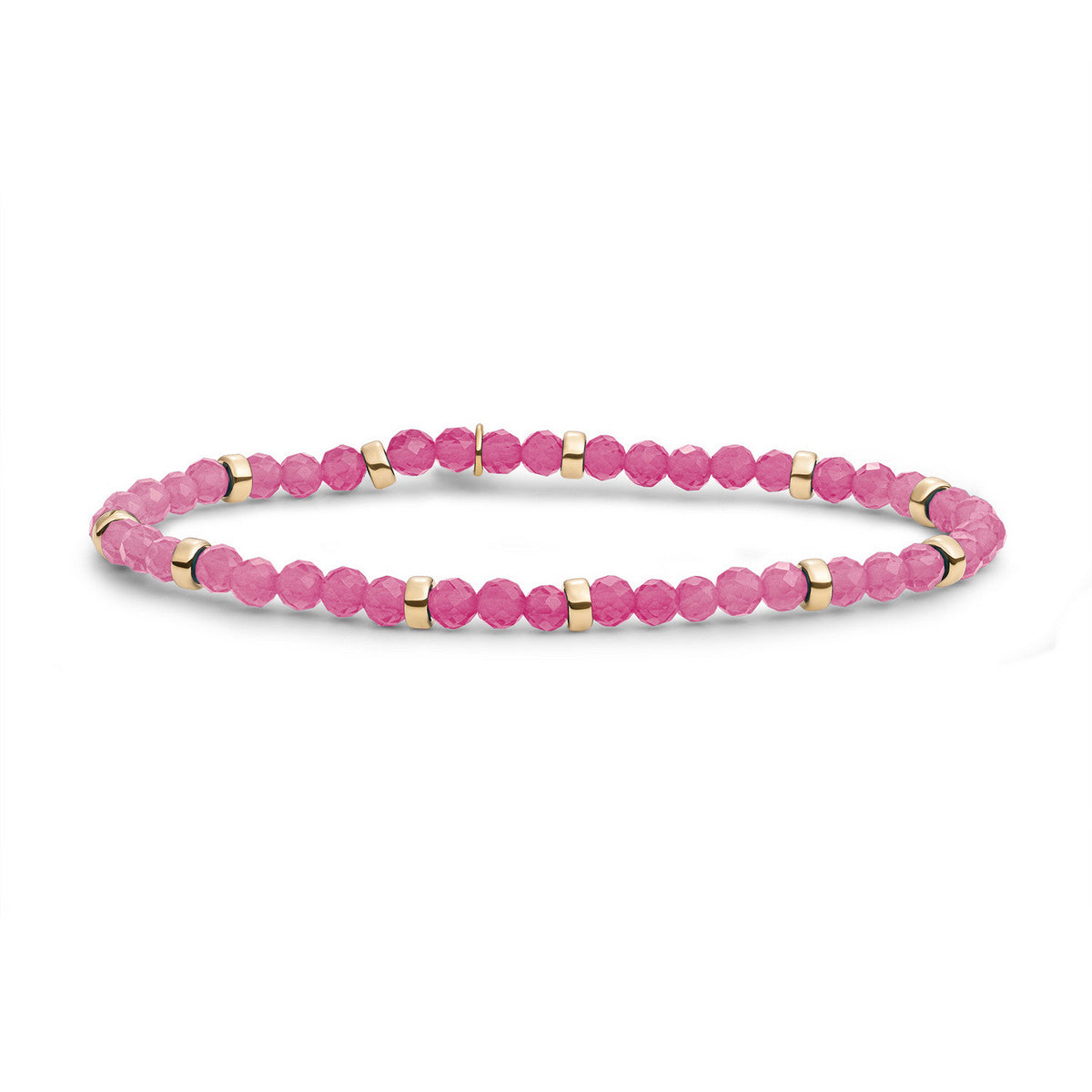 Sparkling Jewels Armband Jade SBG-GEM69-MIX-RDL Goudkleurig