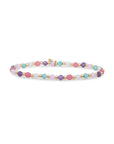 Sparkling Jewels armband Multi Gem Interstellar - Gold SBG-MULTI01-3MM-MIX