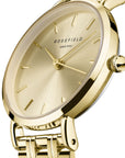 Rosefield horloge SCGSG-S05 Small Edit Champagne Steel Gold