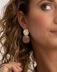 Sparkling Jewels Oorstenen Afterglow Sunstone EAGEM58 - PansiteNederland.nl