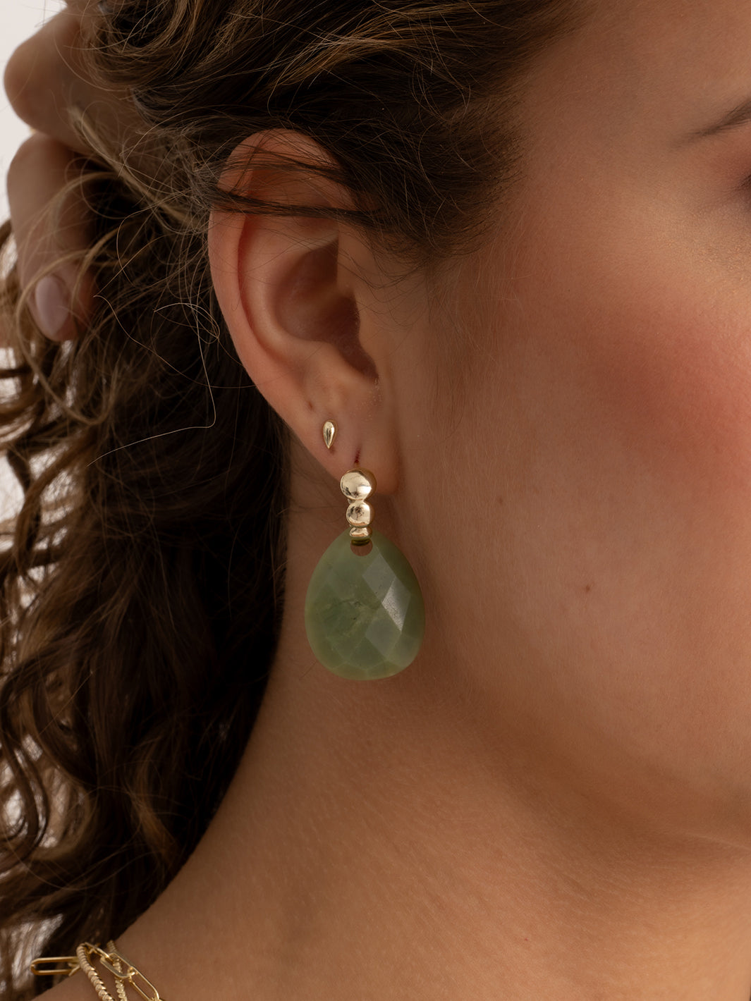 Sparkling Jewels Oorstenen Afterglow Southern Jade EAGEM61 - PansiteNederland.nl