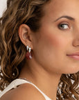 Sparkling Jewels Oorringen Bubble Huggies - Silver EAS33 - PansiteNederland.nl