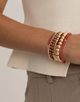 Sparkling Jewels Armband Gold plated Saturn 8mm SB-G-8MM-ADD - PansiteNederland.nl
