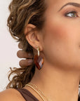 Sparkling Jewels - Oorstenen: Citrine Quartz Blossom - EAGEM38-BS - PansiteNederland.nl
