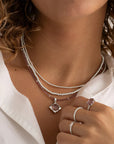 Sparkling Jewels hanger Aubergine Quartz Cushion Cut Amulet - SP32-G59 - PansiteNederland.nl