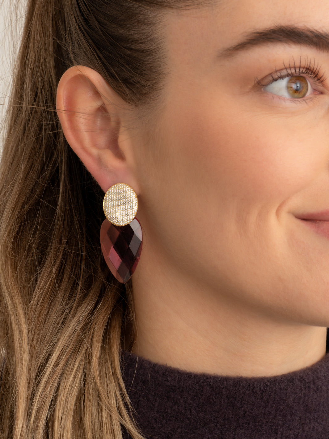 Sparkling Jewels - Fuse Oorbellen CZ Goudkleurig EAG43 - PansiteNederland.nl