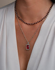 Sparkling Jewels Ketting - Ruby Quartz NLK03S-G50, exclusief en kwalitatief hoogwaardig. Ontdek nu!