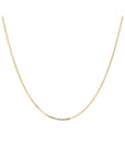 Sparkling Jewels ketting Serpentine Chain gold plated - Silver - 45cm SN-SPG-045 - PansiteNederland.nl