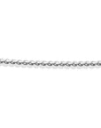 Sparkling Jewels ketting Serpentine Chain rhodium plated - Silver - 60cm SN-SPS-060