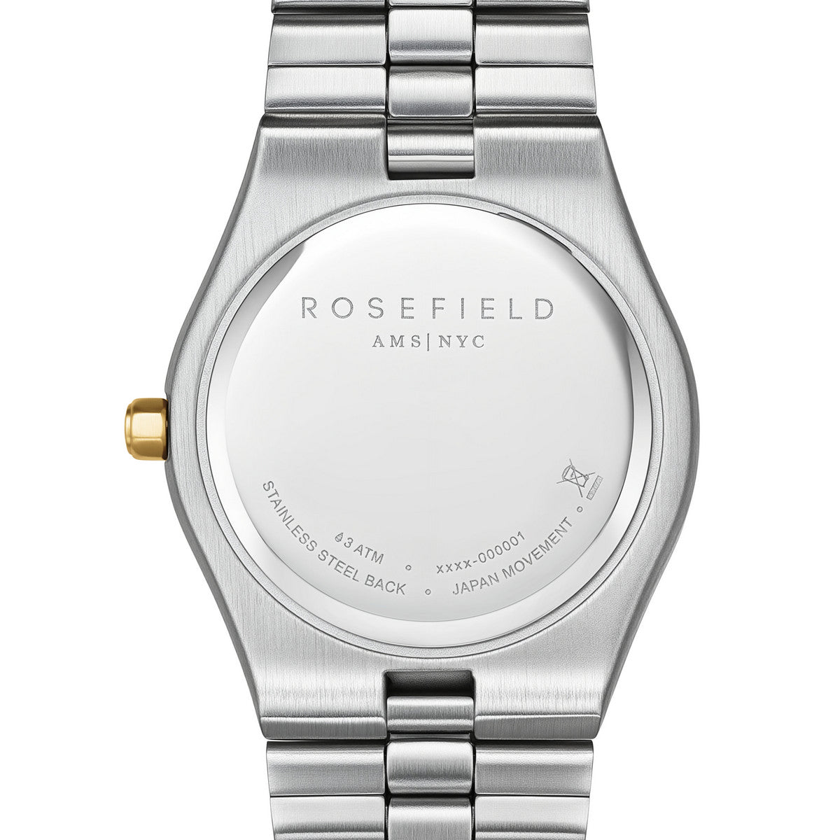 Rosefield Dameshorloge SPCDSD-SP05 Gold and Silver 33.23x40mm
