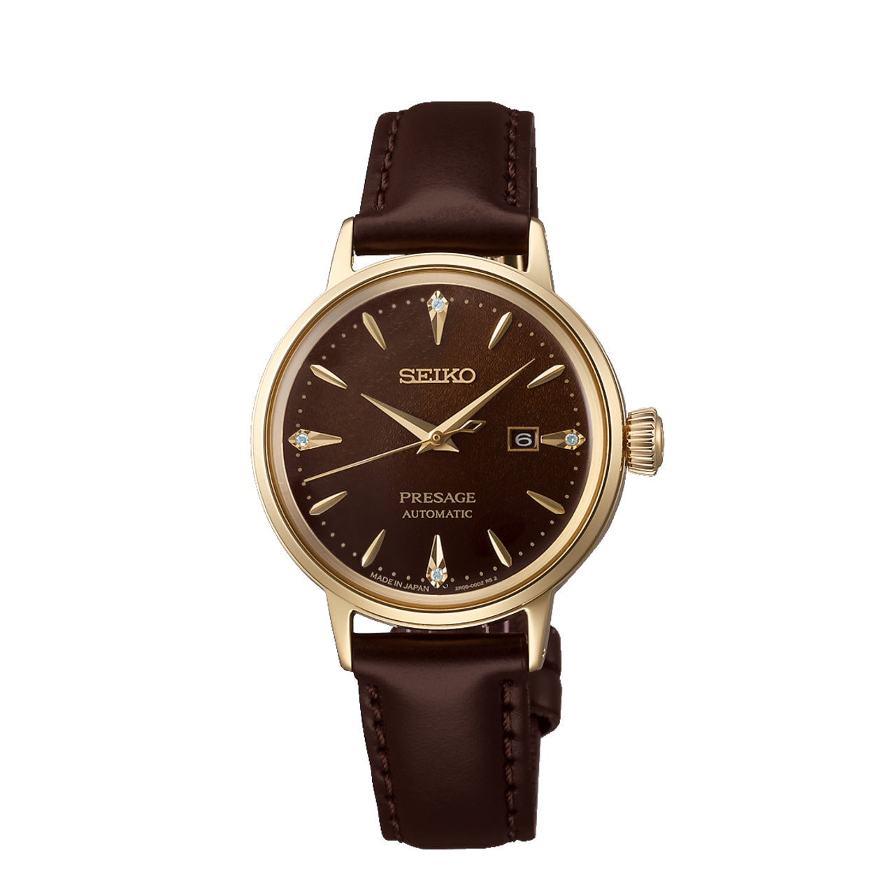 Seiko Presage Dameshorloge SRE020J1 bruin - SRE020J1