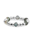 Sparkling Jewels Ring Facet Roundel Labradorite Silver SRI-S-RDL-G18