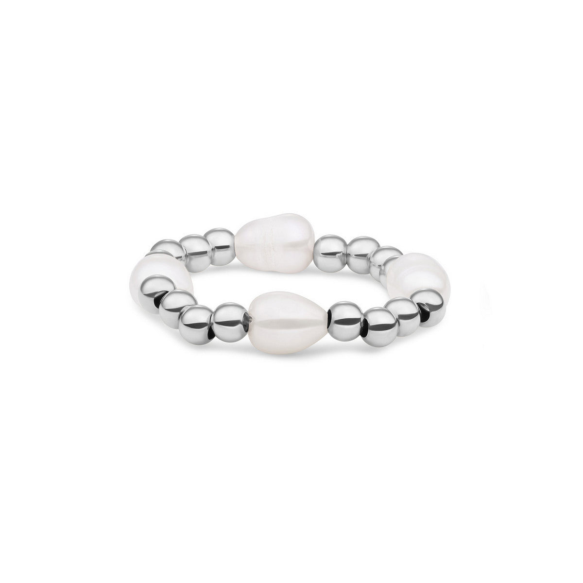 Sparkling Jewels Ring Parel SRI-S-RDL-P01 Zilverkleurig