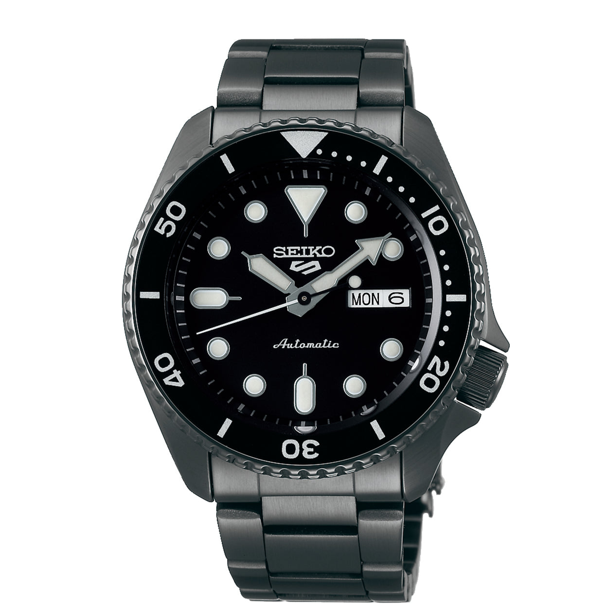 Seiko 5 Sports Herenhorloge SRPD65K1 zwart - SRPD65K1