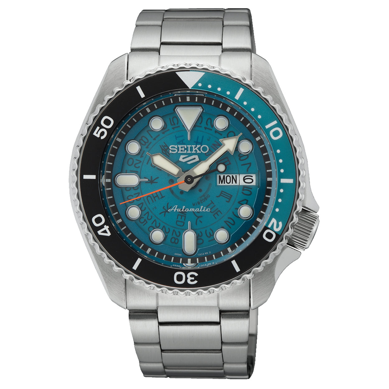 Seiko 5 Sports Herenhorloge SRPJ45K1 blauw - SRPJ45K1