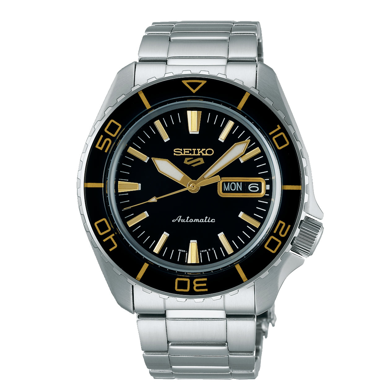 Seiko 5 Sports Herenhorloge SRPK99K1 bruin - SRPK99K1