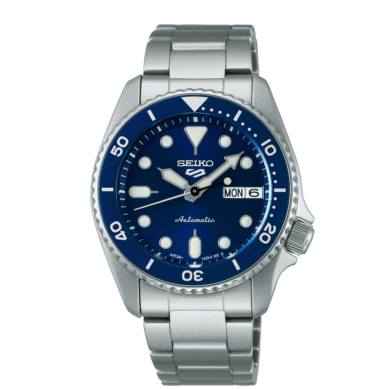 Seiko 5 Sports Herenhorloge SRPL77K1 blauw - SRPL77K1