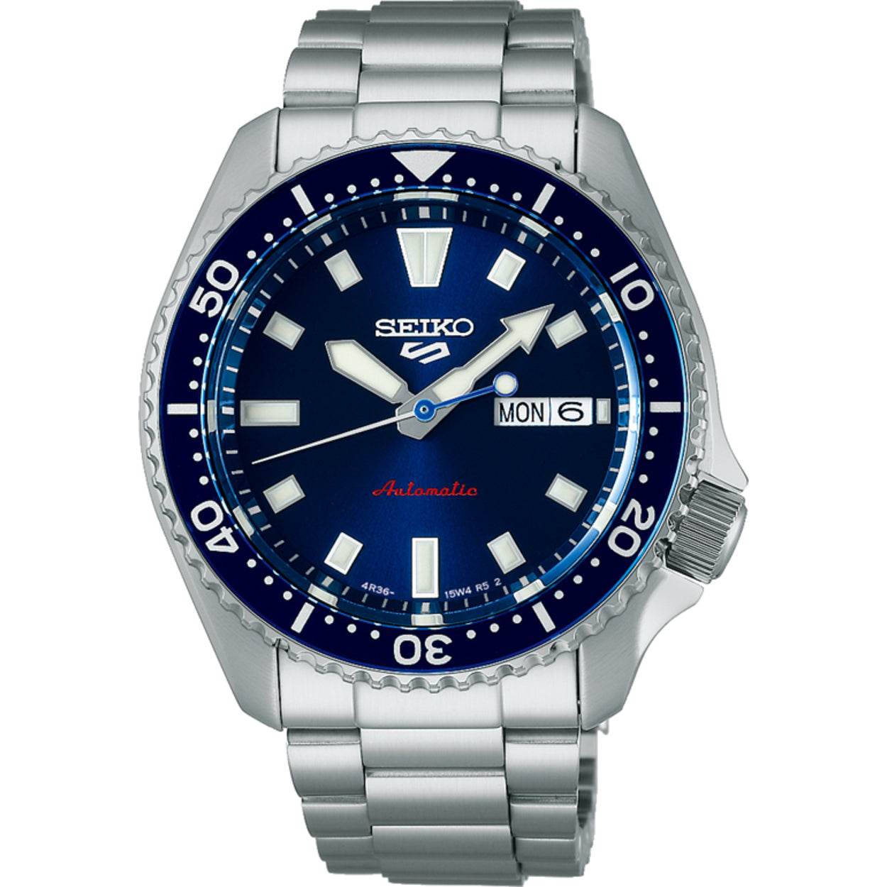 Seiko 5 Sports Herenhorloge SRPL83K1 blauw - SRPL83K1