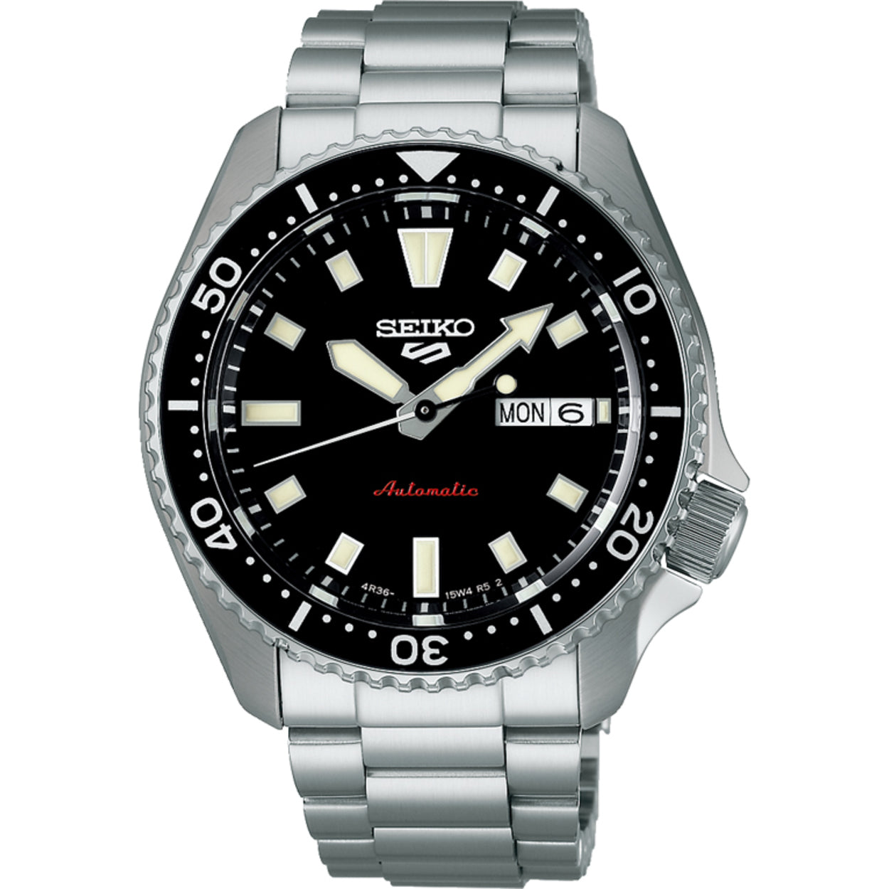 Seiko 5 Sports Herenhorloge SRPL85K1 zwart - SRPL85K1
